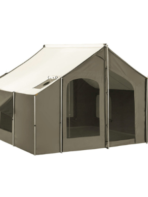 Tent with stove compatibility