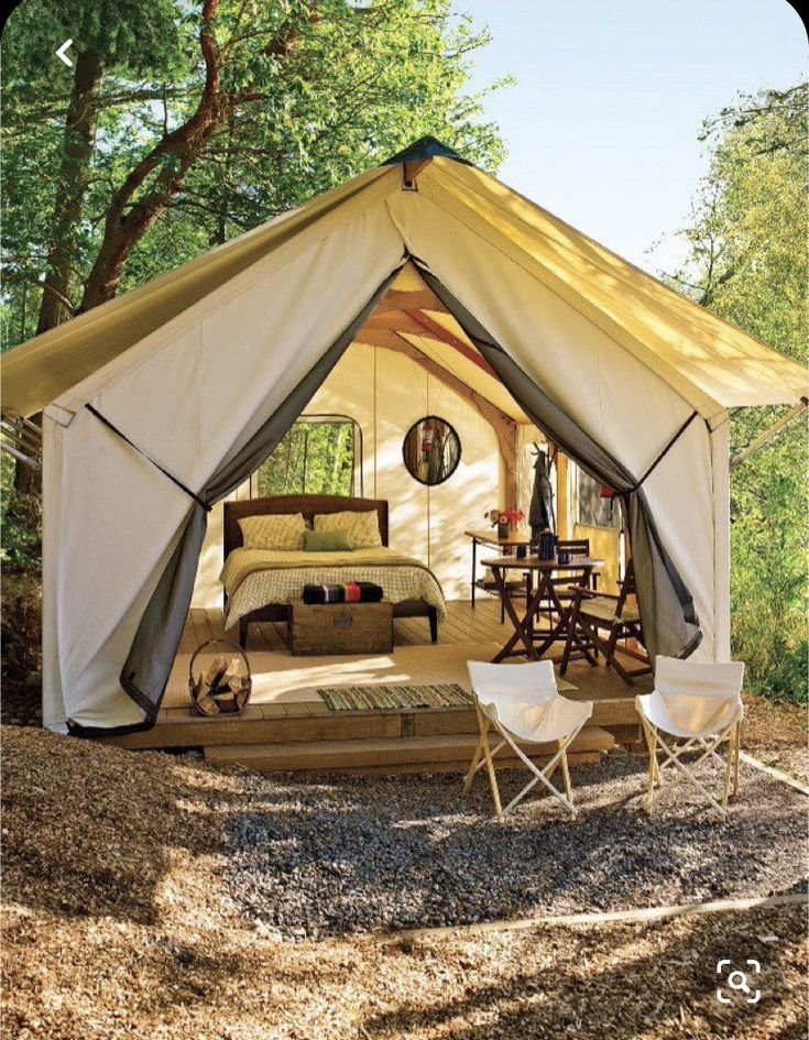 Glamping tent