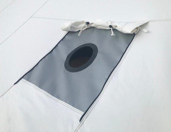 Tent with stove compatibility