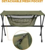 Folding camping table